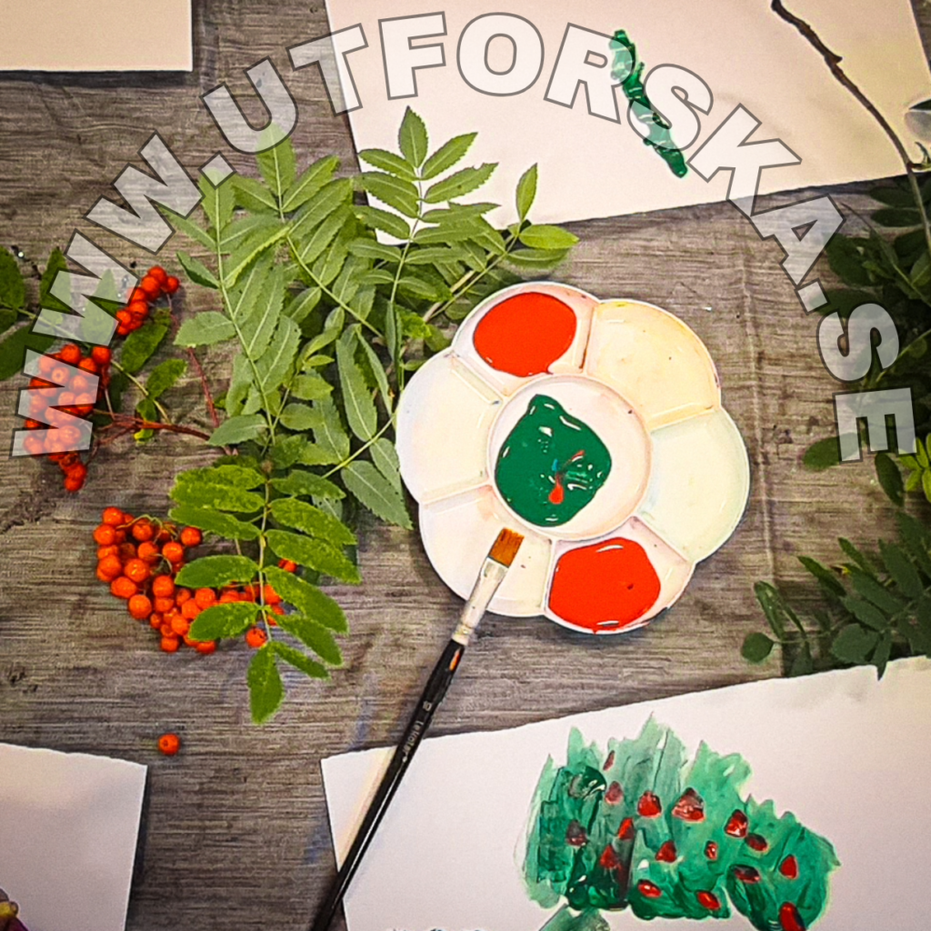 Höstpyssel - skapa med rönn - utforska.se